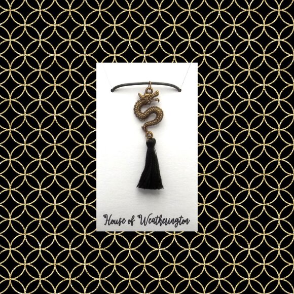 Handcrafted Asian Dragon Necklace - Picture 5 of 6